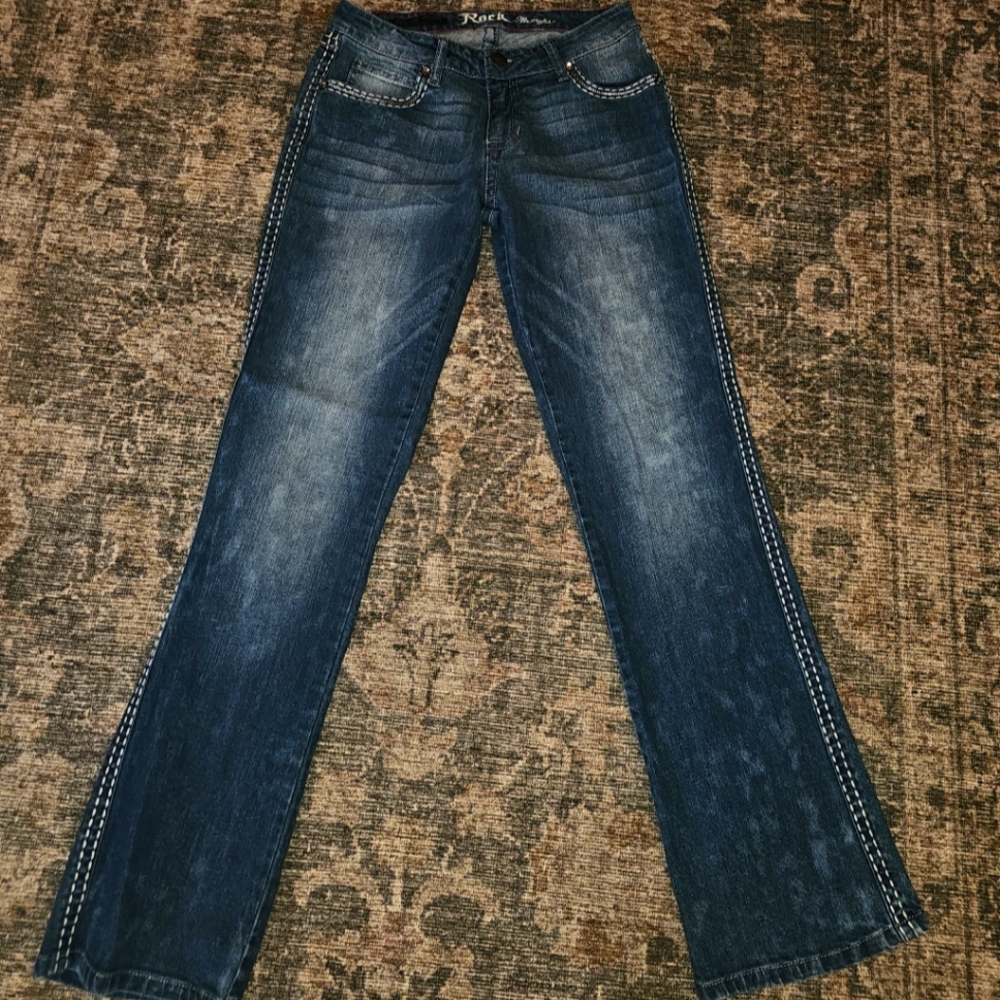 Rock by Wrangler Low Rise jeans.